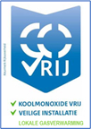 Koolmonoxide vrij gecertificeerd